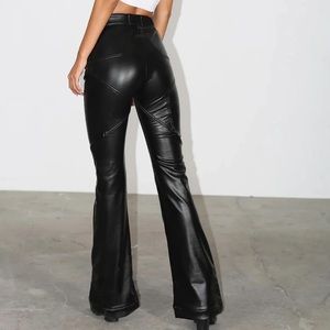 Revice denim Venus leather flare, pants 28